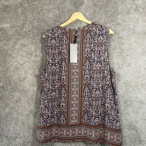 Daniel Rainn Multicolor Sleeveless Blouse